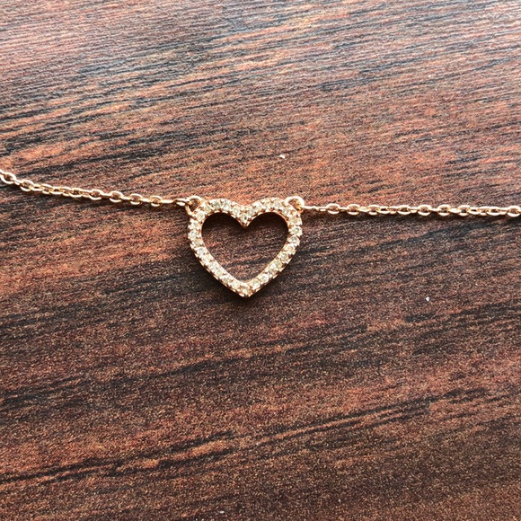 Jewelry - NWOT STERLING ROSE GOLD HEART, 18” Jewelry - NWOT STERLING ROSE GOLD HEART, 18”
